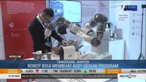 Robot Pembuat Kopi Curi Perhatian di Indonesia Industrial Summit