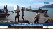 Pendistribusian Logistik Pemilu ke Pulau Tabuan Lewat Jalur Laut