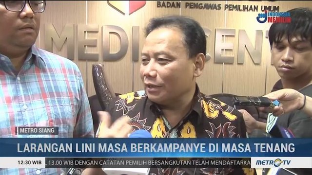 Masa Tenang Kampanye, Bawaslu-Kemenkominfo Awasi Linimasa