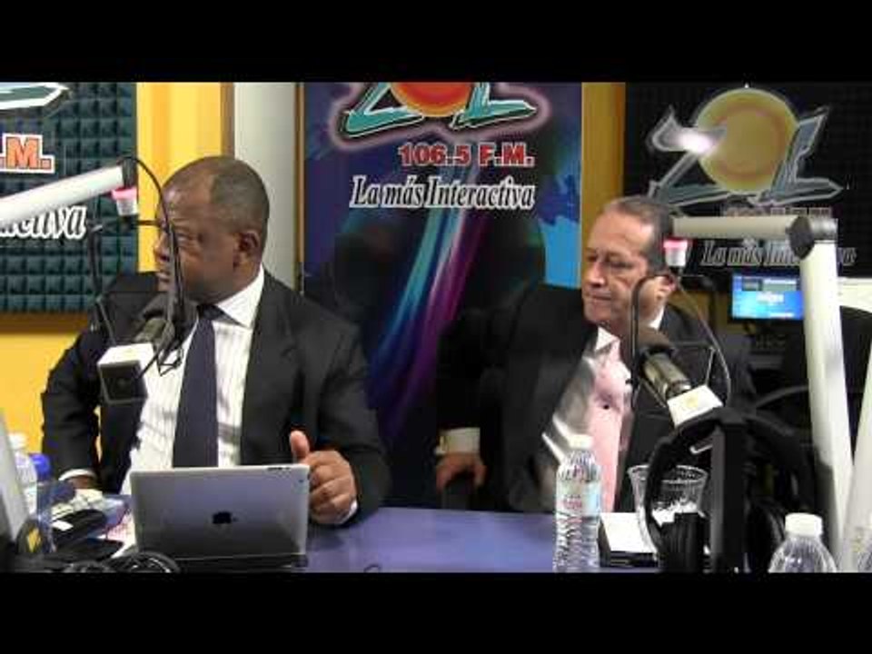 Reinaldo Pared Perez prest. senado y Abel Martinez prest. diputados en Elsoldelamañana parte1