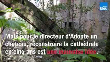 Le château de la Mothe-Chandeniers est en plein travaux de sécurisation