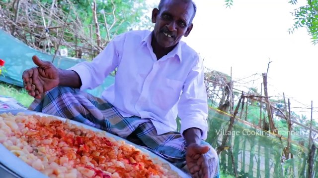 Chicken Fried Rice Recipe _ Grandpa Cooking and eating chicken fried rice village cooking....