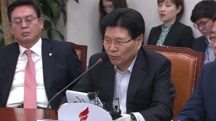 한국당 홍문종 "세월호 발언, 우리 식구 보호해야...방패막이 돼달라" / YTN