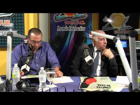 BAHIJ MANSOUR embajador de Israel en RD habla muertes palestinos en franja gaza