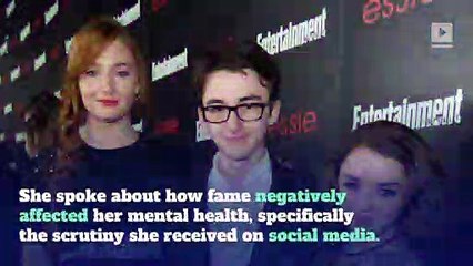 Sophie Turner Opens up About Previous Suicidal Thoughts