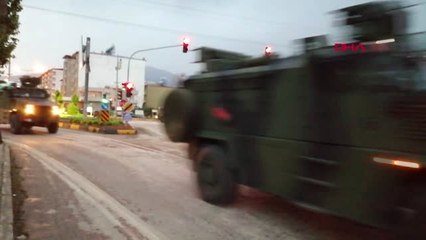 Hatay Suriye Sınırına Askeri Sevkiyat