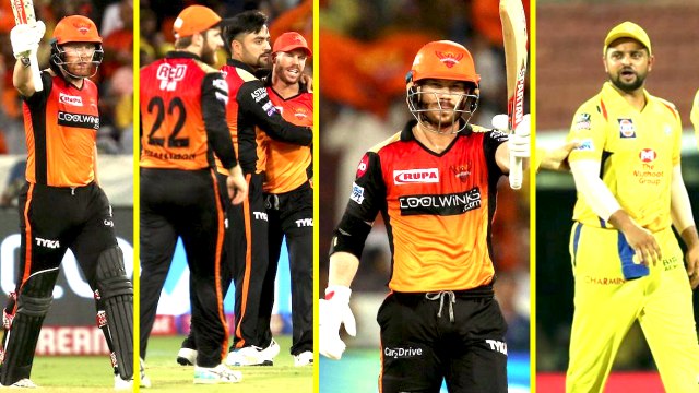 சென்னைக்கு எதிரான 33வது லீக் போட்டியில் ஹைதராபாத் வெற்றி