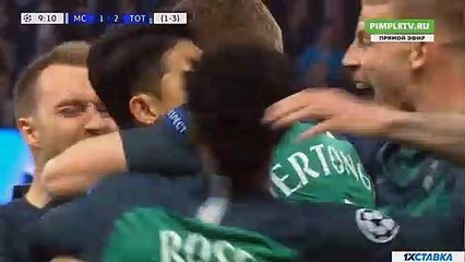 Son Heung-Min Goal HD - Manchester City	1-2	Tottenham 17.04.2019