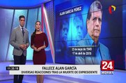 Trujillo: militantes del APRA lamentan fallecimiento de Alan García