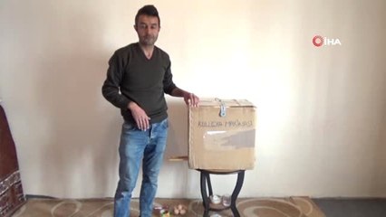 Yüksekovalı Girişimciden Karton Kutudan Kuluçka Makinesi