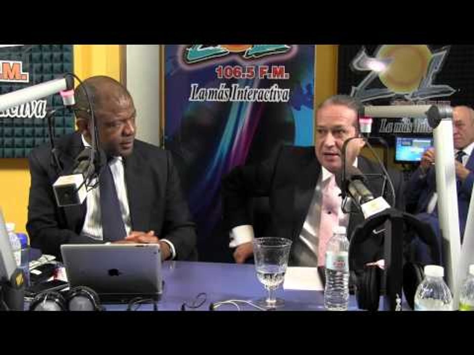 Reinaldo Pared Perez prest. senado y Abel Martinez prest. diputados en Elsoldelamañana parte2