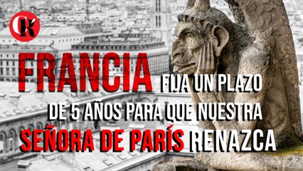 Francia fija un plazo de 5 años para que Nuestra Señora de París renazca