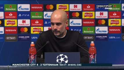 La réaction de Pep Guardiola après Manchester City / Tottenham
