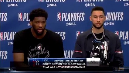 Les excuses de Joel Embiid font bien rire Ben Simmons