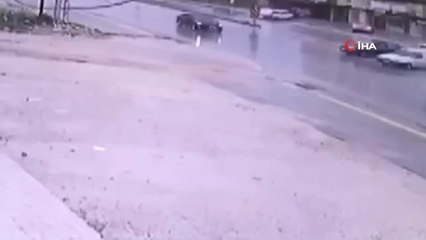 Ölümlü Trafik Kazası Güvenlik Kamerasında