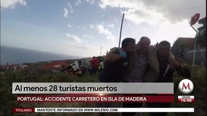 En Portugal al menos 28 turistas muertos en accidente carretero