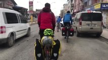 İspanya'dan Yola Çıktılar, Ağrı'ya Geldiler...bisikletli Gezginler Dünyayı Geziyor