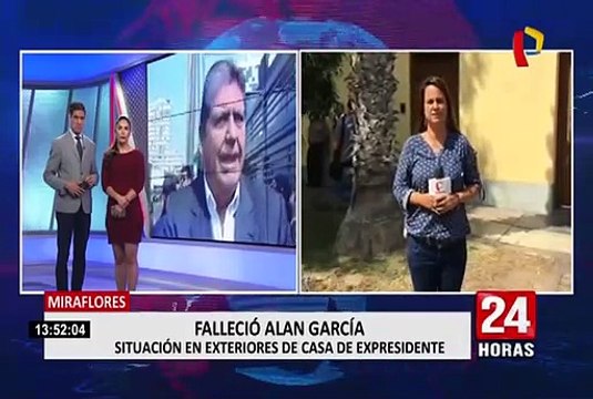 Alan García: restos del expresidente serán velados en la 'Casa del Pueblo'