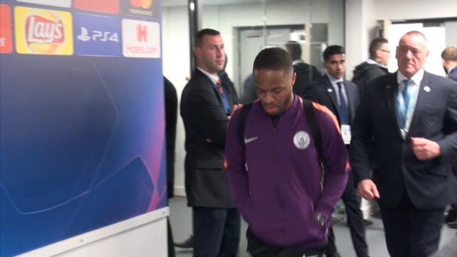 Sterling and Fernandinho refuse to speak to media after Champions League exit