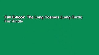 Full E-book  The Long Cosmos (Long Earth)  For Kindle