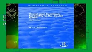 [BEST SELLING]  Revival: Social and Economic Inequality in the Soviet Union (1977) (Routledge