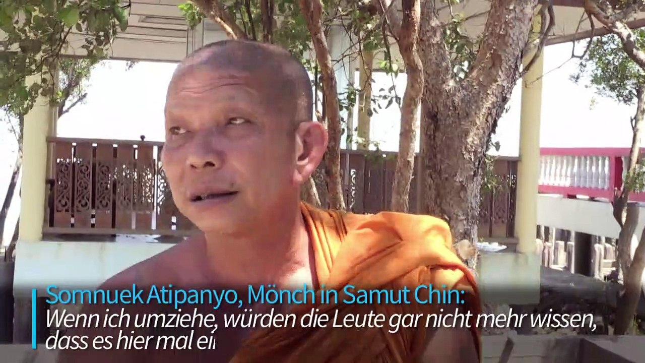 Klimawandel: Tempel in Thailand versinkt im Meer