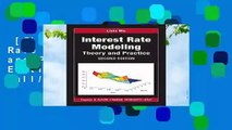 [GIFT IDEAS] Interest Rate Modeling: Theory and Practice, Second Edition (Chapman   Hall/CRC