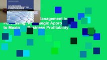 Review  Category Management in Purchasing: A Strategic Approach to Maximize Business Profitability