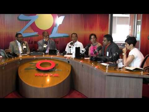 Antonio Marte , Arsenio Quevedo y William Perez Figuereo dirigentes choferiles en Elsoldelamañana