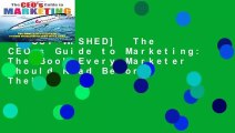 [MOST WISHED]  The CEO s Guide to Marketing: The Book Every Marketer Should Read Before Their