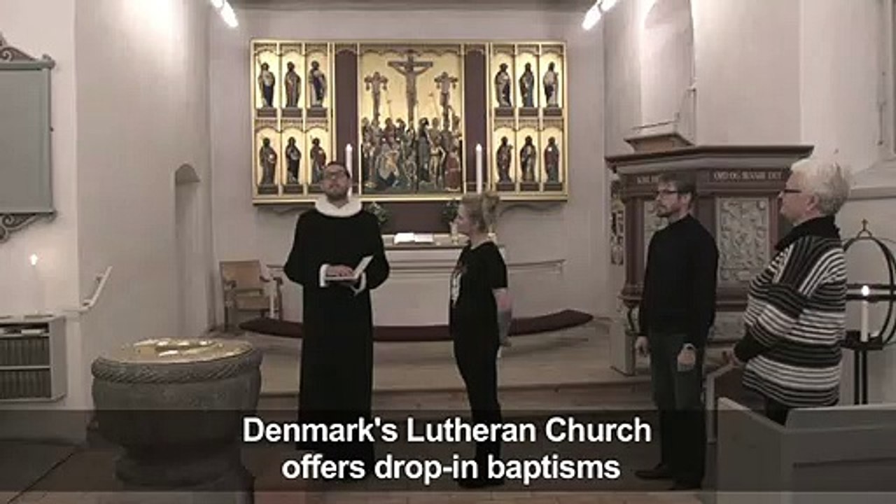 Denmark's Church boosts numbers with drop-in baptisms
