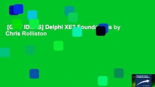 [GIFT IDEAS] Delphi XE2 Foundations by Chris Rolliston