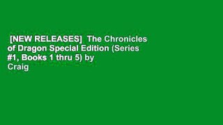 [NEW RELEASES]  The Chronicles of Dragon Special Edition (Series #1, Books 1 thru 5) by Craig