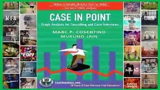 Review  Case in Point: Graph Analysis for Consulting and Case Interviews - Marc P Cosentino