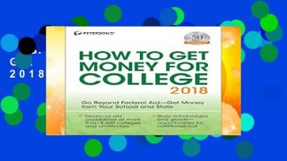 [GIFT IDEAS] How to Get Money for College 2018 by Peterson s