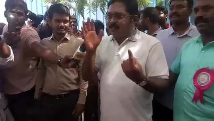 வாக்களித்த பின்பு டிடிவி தினகரன் பேட்டி-வீடியோ