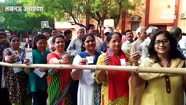 उत्तर प्रदेश की आठ लोकसभा सीटों पर मतदान