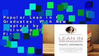 Popular Lean in for Graduates: With New Chapters by Experts, Including Find Your First Job,