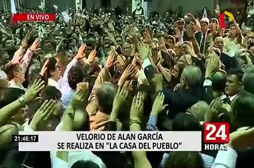 Alan García: féretro del expresidente llegó a la 'Casa del Pueblo'