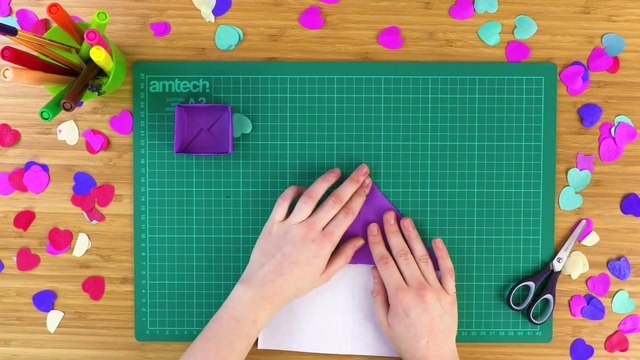 How To Make.. An Origami Heart and Box For Valentine's Day ❤ Valentines Craft Ideas Crafty Kids