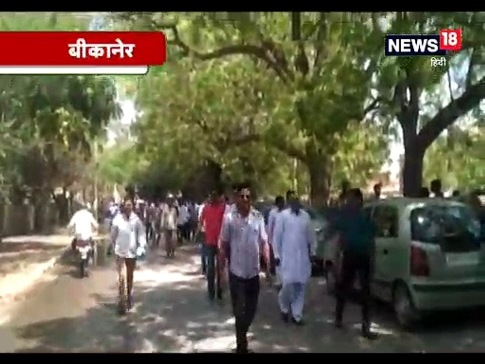 देवी सिंह भाटी ने काले गुब्बारे उड़ाकर अर्जुन राम मेघवाल का किया विरोध
