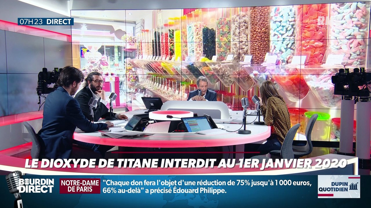 Dupin Quotidien : Le dioxyde de titane interdit au 1er janvier 2020 - 18/04