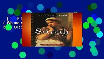 [GIFT IDEAS] Sarah (Women of Genesis) by ORSON SCOTT CARD