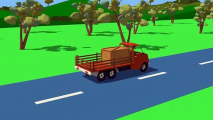 ,Excavator, Loader and Truck - Reconstruction of the destroyed temple | Yellow vehicles - Bajki