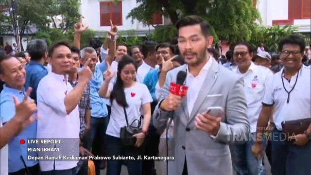 INSERT - Inilah Suasana Pemilu di Depan Kediaman Prabowo Subianto