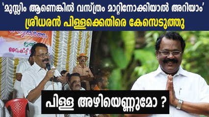ശ്രീധരന്‍ പിള്ളയ്‌ക്കെതിരെ പൊലീസ് കേസെടുത്തു