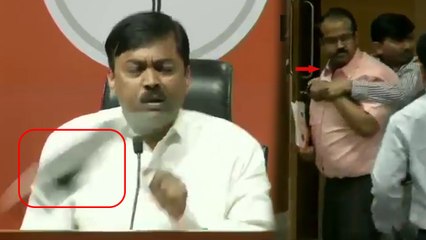 दिल्ली में बीजेपी सांसद जीवीएल नरसिम्हा राव पर फेंका गया जूता, प्रेस कॉन्फ्रेंस के दौरान हुई घटना