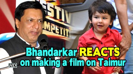 Bhandarkar REACTS on making a film on Kareena’s son Taimur