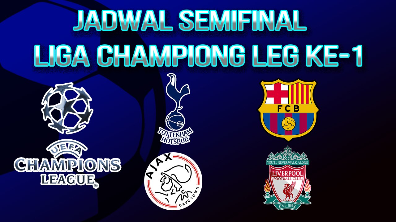 Jadwal Semifinal Liga Champions Leg Pertama, Ajax Akan Berhadapan dengan Wakil Inggris