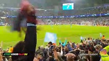 La joie des supporters de City sur le but de Sterling depuis les tribunes  avant que la VAR annule le but !